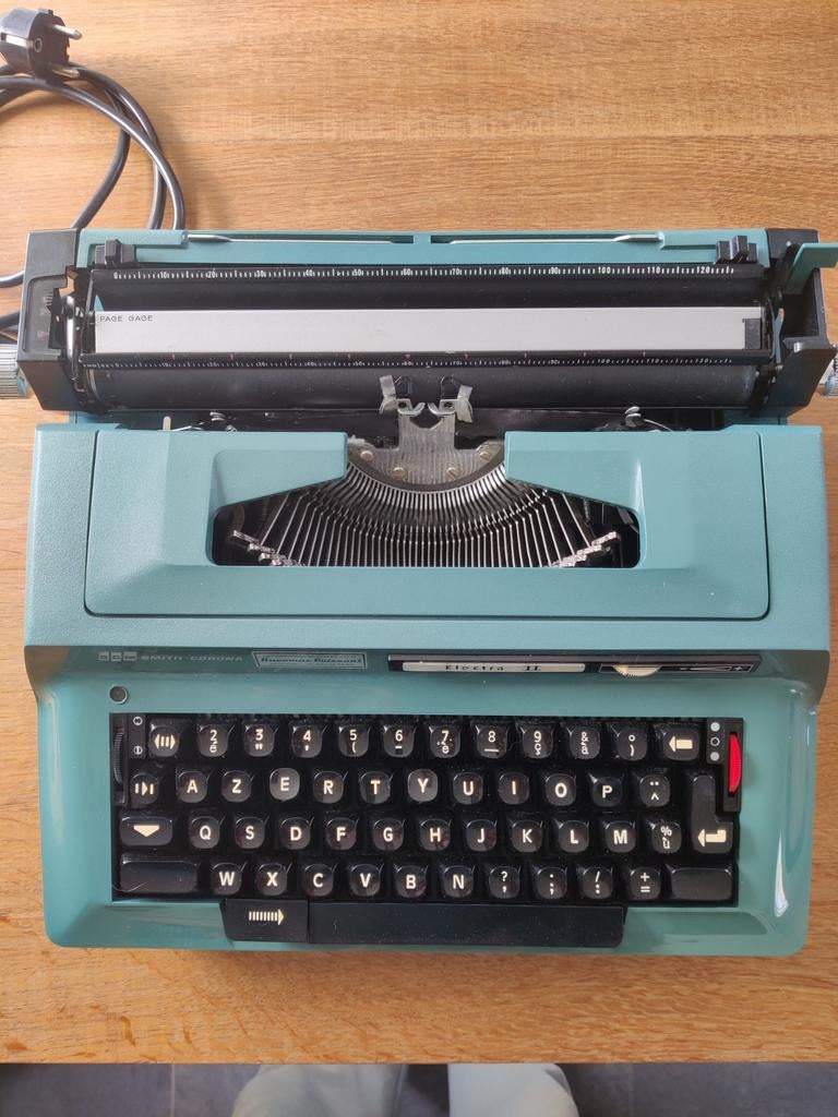 Electrische typemachine smith-corona, Ophalen