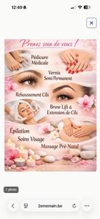 Pédicure médicale & esthéticienne à domicile, Enlèvement, Neuf, Soins
