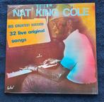 Double vinyles 33 tours NAT KING COLE, Enlèvement, 1940 à 1960, Comme neuf, Jazz et Blues