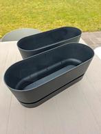 Jardinières Elho Greenville avec réservoir d'eau, Jardin & Terrasse, Enlèvement ou Envoi, Comme neuf, Synthétique, Intérieur