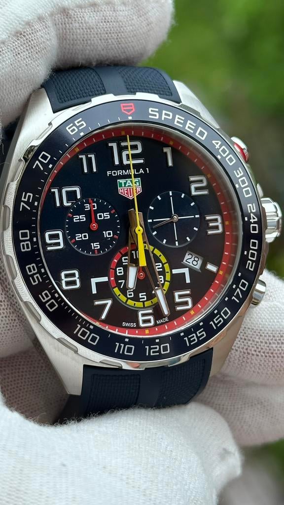 Special Edition Chronograph TAG Heuer Formula 1, Staal, Polshorloge, Overige materialen, Ophalen of Verzenden