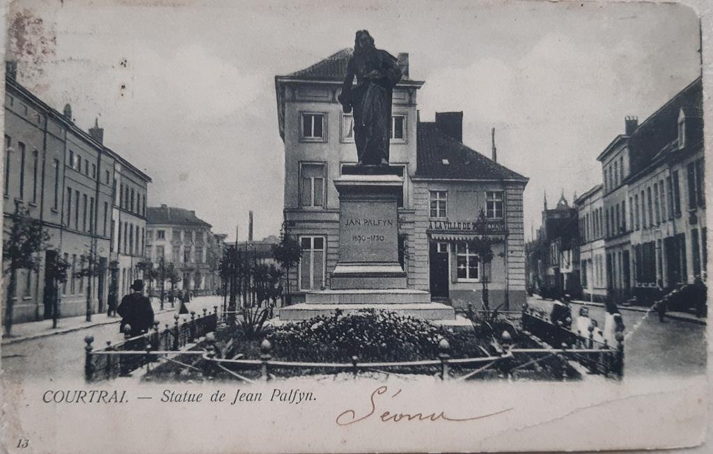 Courtrai COURTRAI, monument PALFYN, MONUMENT TOP !, Collections, Cartes postales | Belgique, Enlèvement ou Envoi