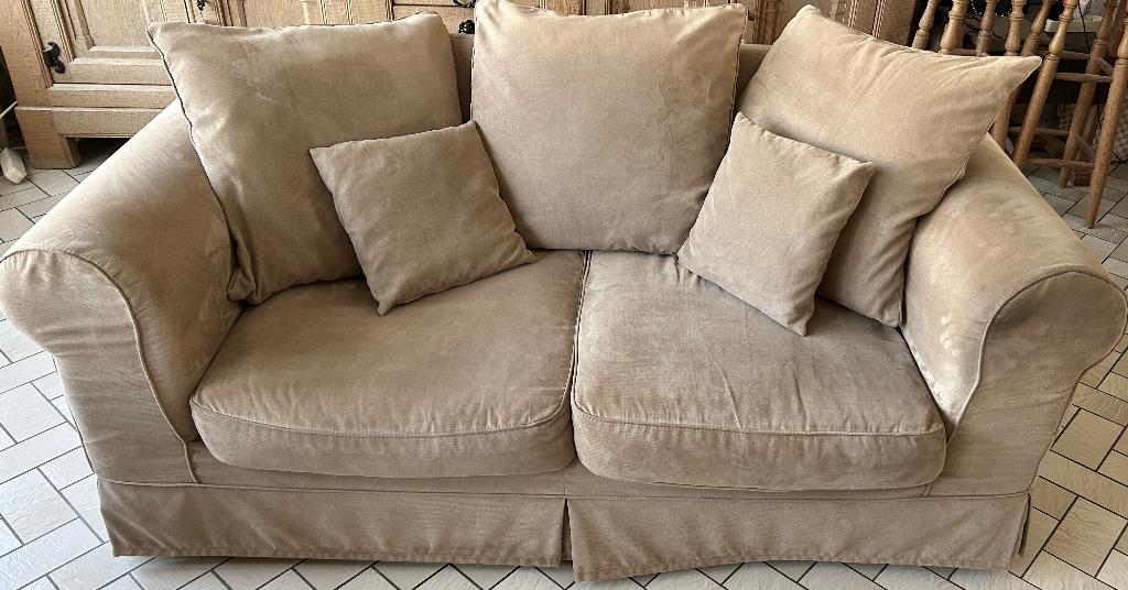 Canapés :  2 places  et 3 places, 75 à 100 cm, Quatre personnes ou plus, Enlèvement, Utilisé