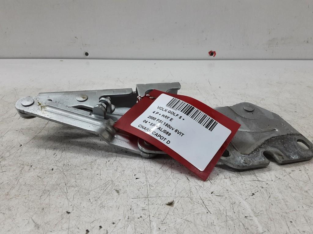 CHARNIERE DE CAPOT DROIT Golf V 4Motion (1K1) (5MO823302), Volkswagen, Mevr. I. Hauben, Utilisé, Rue de l'Espoir 34 34
4030  GRIVEGNÉE, BE