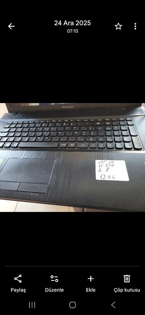 Laptop levono, Enlèvement ou Envoi