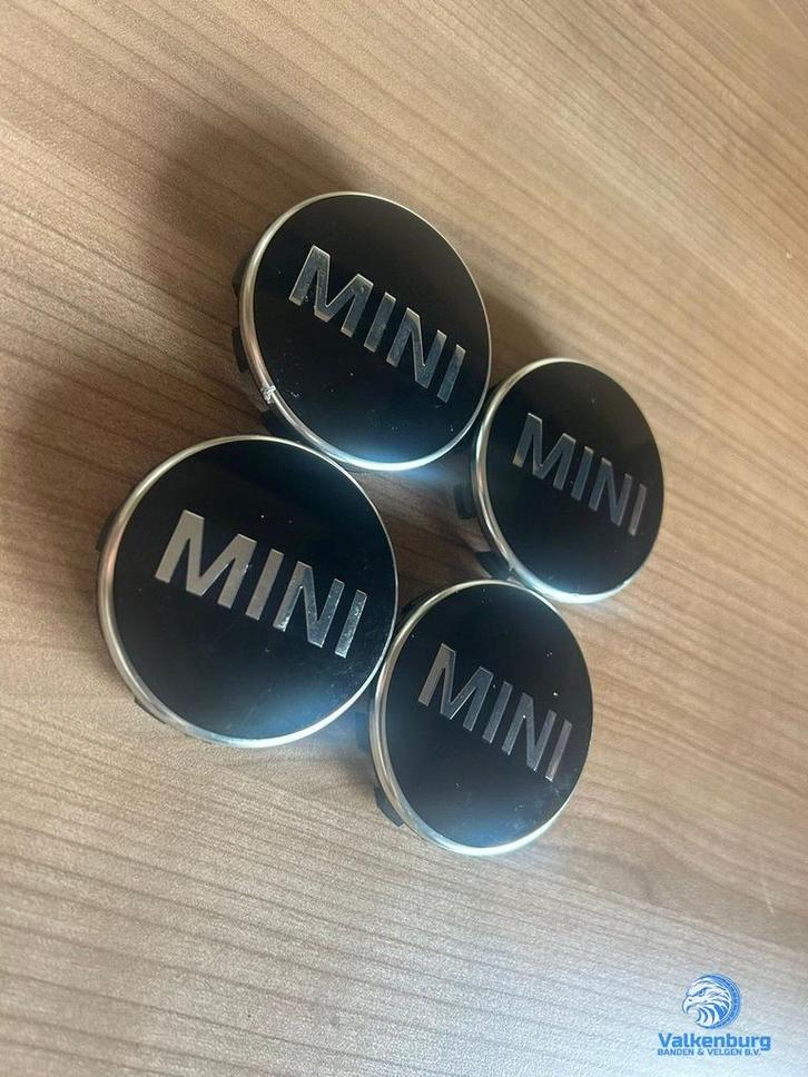 ORIGINELE Mini naafkap naafdop set zwart, Auto diversen, Wieldoppen, Gebruikt, Verzenden