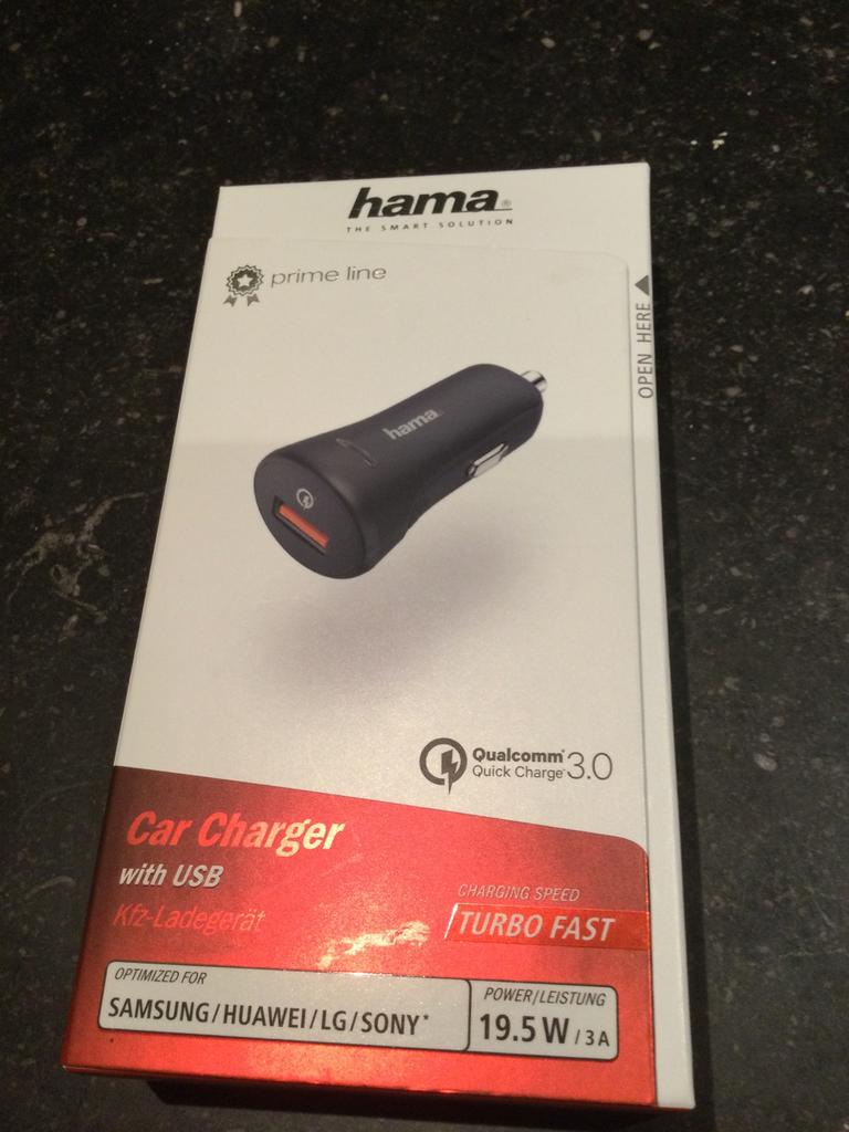 Chargeur de voiture avec USB, Envoi, Neuf