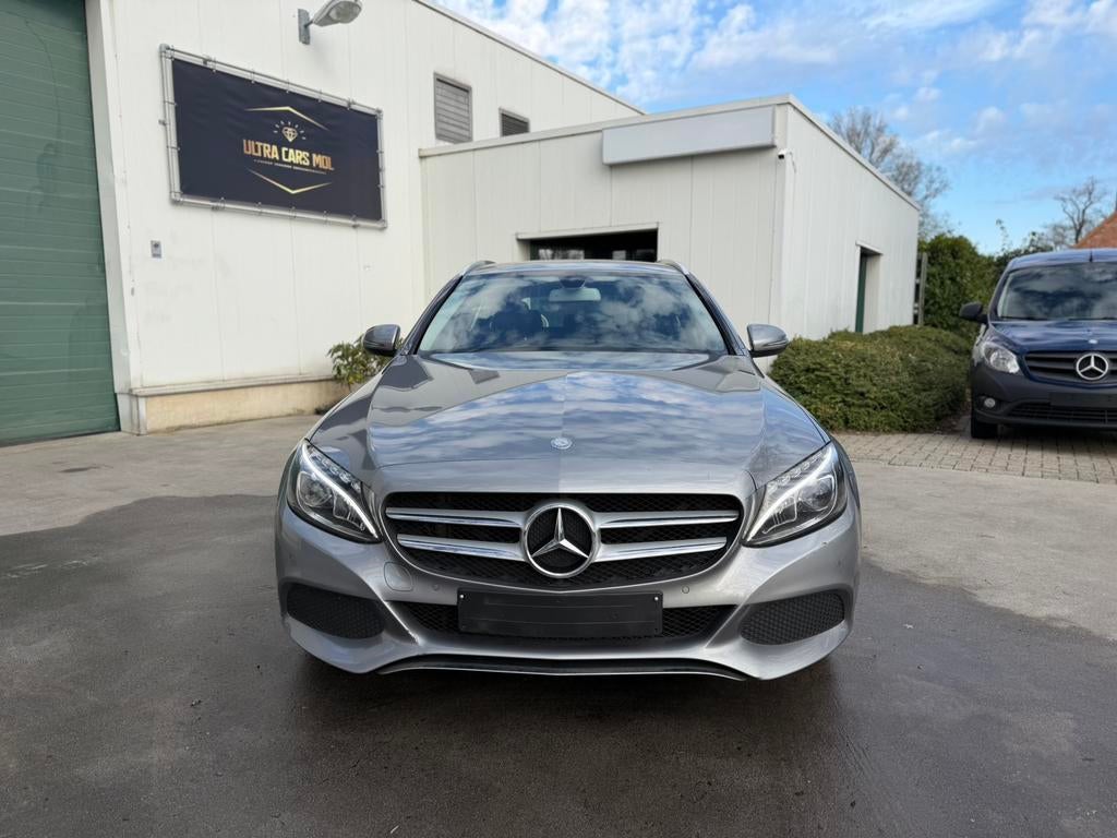 Mercedes C180d Bluetec/Automaat/Euro 6B/Avantgarde/GEKEURD, Auto's, Mercedes-Benz, Automaat, Lichtsensor, Leder, Bedrijf