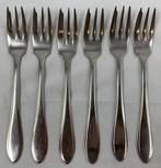 Gero Zilmeta 718 Puntfilet 6 Gebakvorkjes 14cm Vintage, Huis en Inrichting, Keuken | Bestek, Verzenden, Zo goed als nieuw, Bestekset