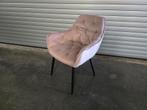 Leuke roze fluwelen stoelen (6x beschikbaar), Ophalen of Verzenden