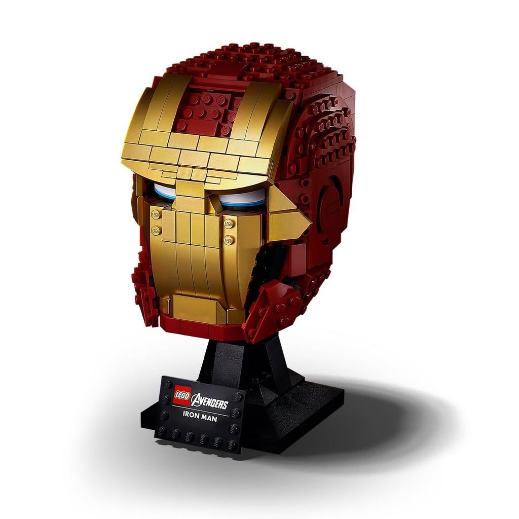 Lego head Iron man, Ophalen of Verzenden