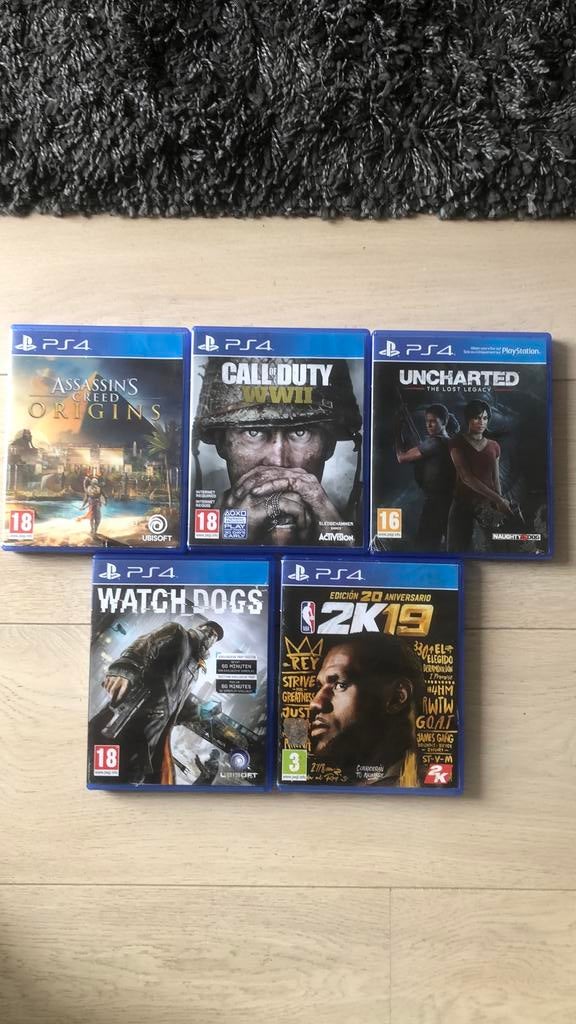 Lot 5 games ps4., Ophalen, Zo goed als nieuw
