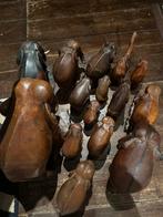 Lot Afrikaanse olifanten en masker en beelden, Antiek en Kunst, Ophalen