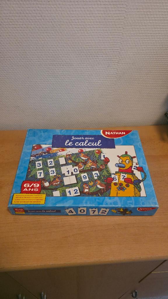 Jeu de calculs, Enlèvement, Comme neuf, Compter
