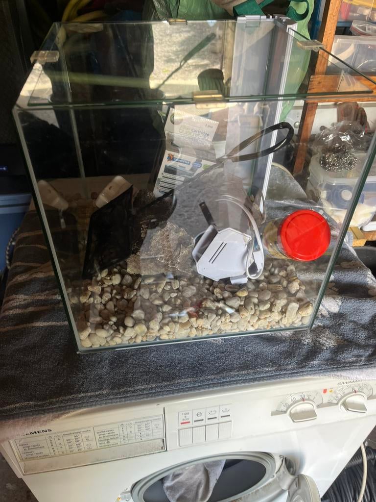 Aquarium, Enlèvement, Pompe, Utilisé