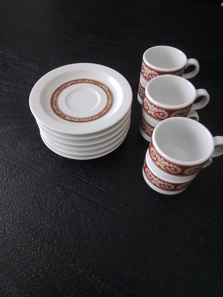 Mosa expresso kopjes en schoteltjes, Ophalen of Verzenden, Nieuw, Porselein, Kop(pen) en/of Schotel(s)