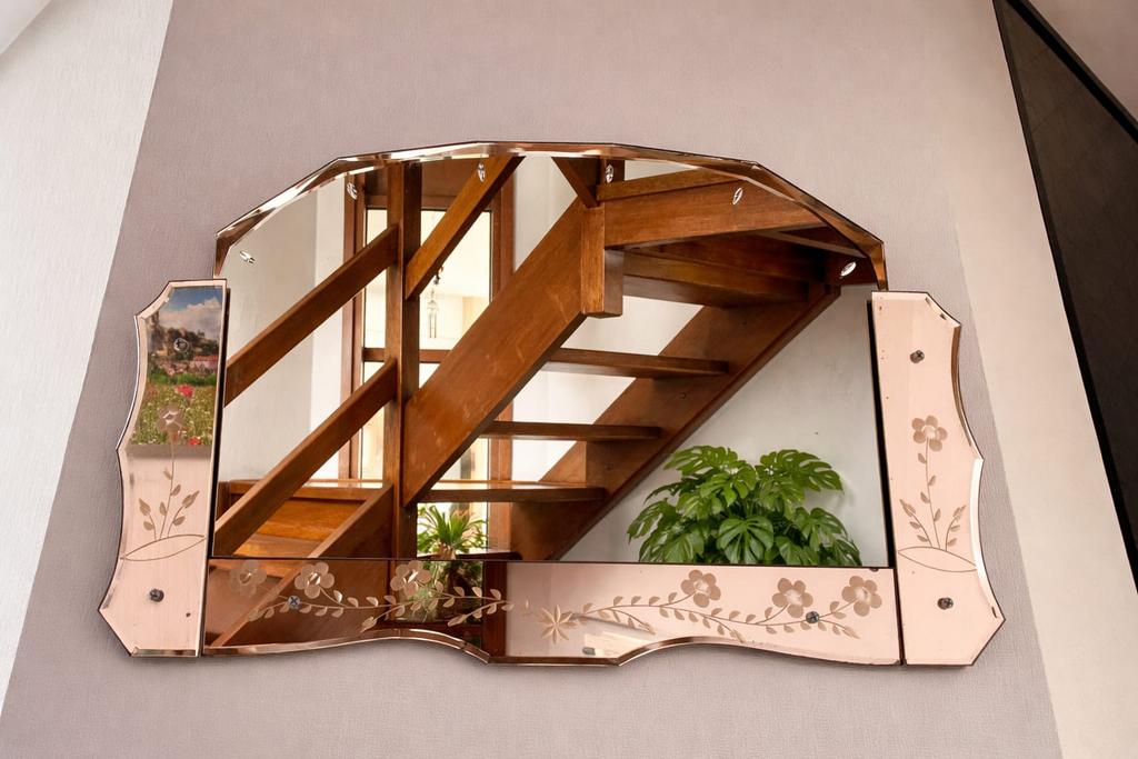 Vintage spiegel 1954 - 75 x 47 cm, Ophalen