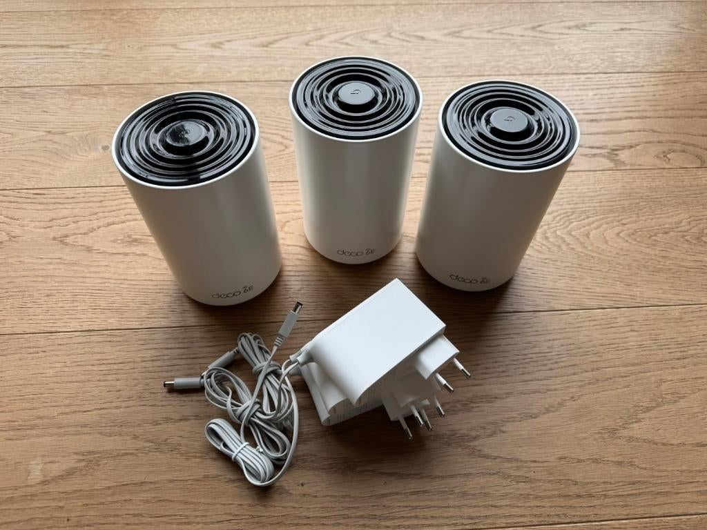 Kit TP-Link Deco XE75 (3 unités) - WiFi 6E Mesh AXE5400, Computers en Software, Ophalen, Zo goed als nieuw, TP-Link