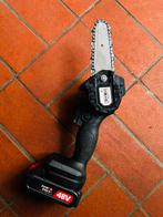 Mini kettingzaag (defect) + 2 x 48v, Ophalen, Gebruikt, Kettingzaag