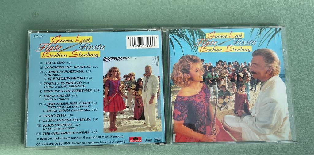 James Last en Berdien Stenberg Flute Fiesta, Cd's en Dvd's, Cd's | Instrumentaal, Ophalen of Verzenden, Gebruikt