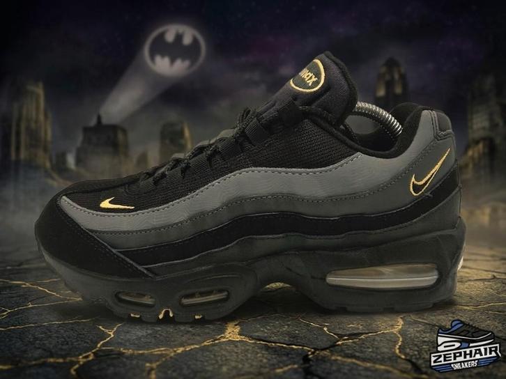 Nike Air Max 95 Big Bubble 'Batman' EU42 2025, Kleding | Heren, Schoenen, Gedragen, Sneakers, Zwart, Ophalen of Verzenden