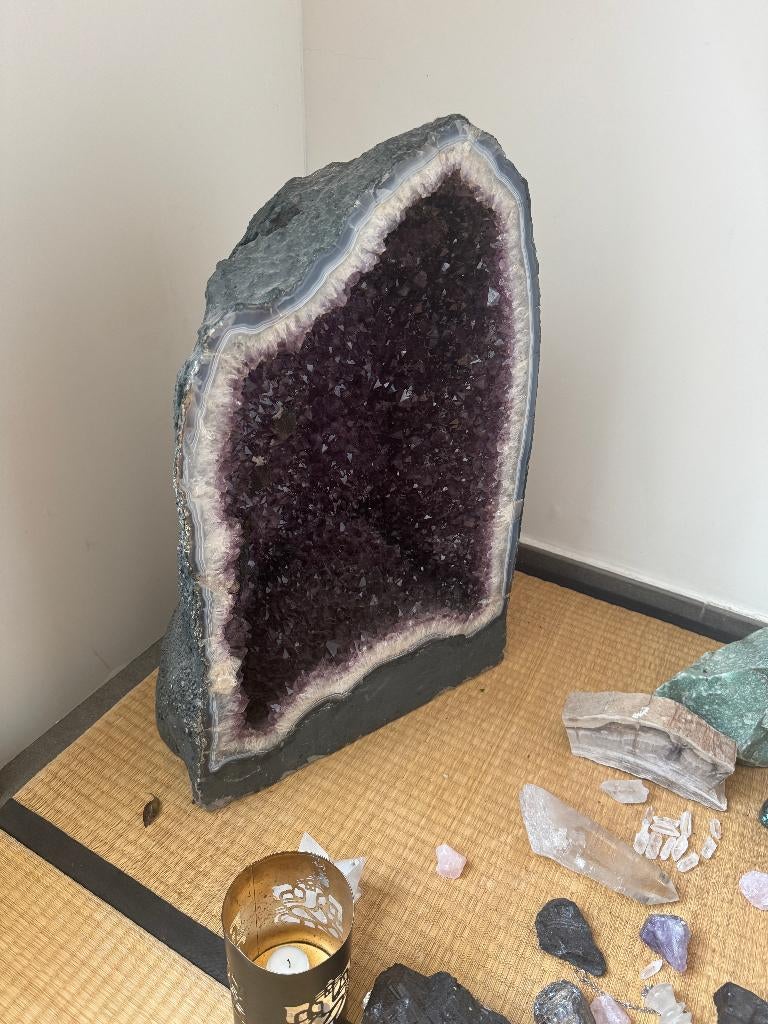 Grote amethistkathedraal — 61 cm — verzamelobject, Ophalen, Mineraal