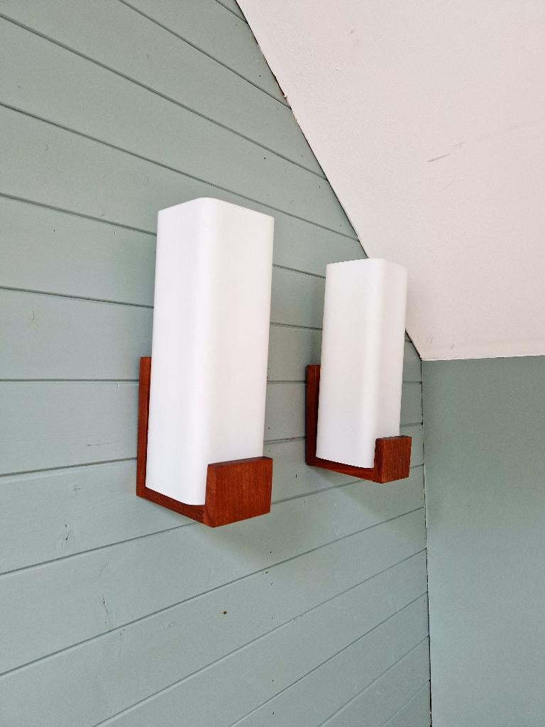 Paar wandlampen, Louis Kalff, Philips, 1960, Antiek en Kunst, Ophalen of Verzenden