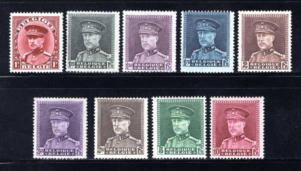 317/324 MNH 1931 - Roi Albert 1 COB 410€, Timbres & Monnaies, Timbres | Europe | Belgique, Enlèvement ou Envoi, Non oblitéré, Neuf