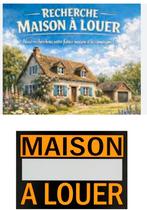 Recherche maison ou appartement a Louer pour Septembre 2026, Enlèvement, Comme neuf