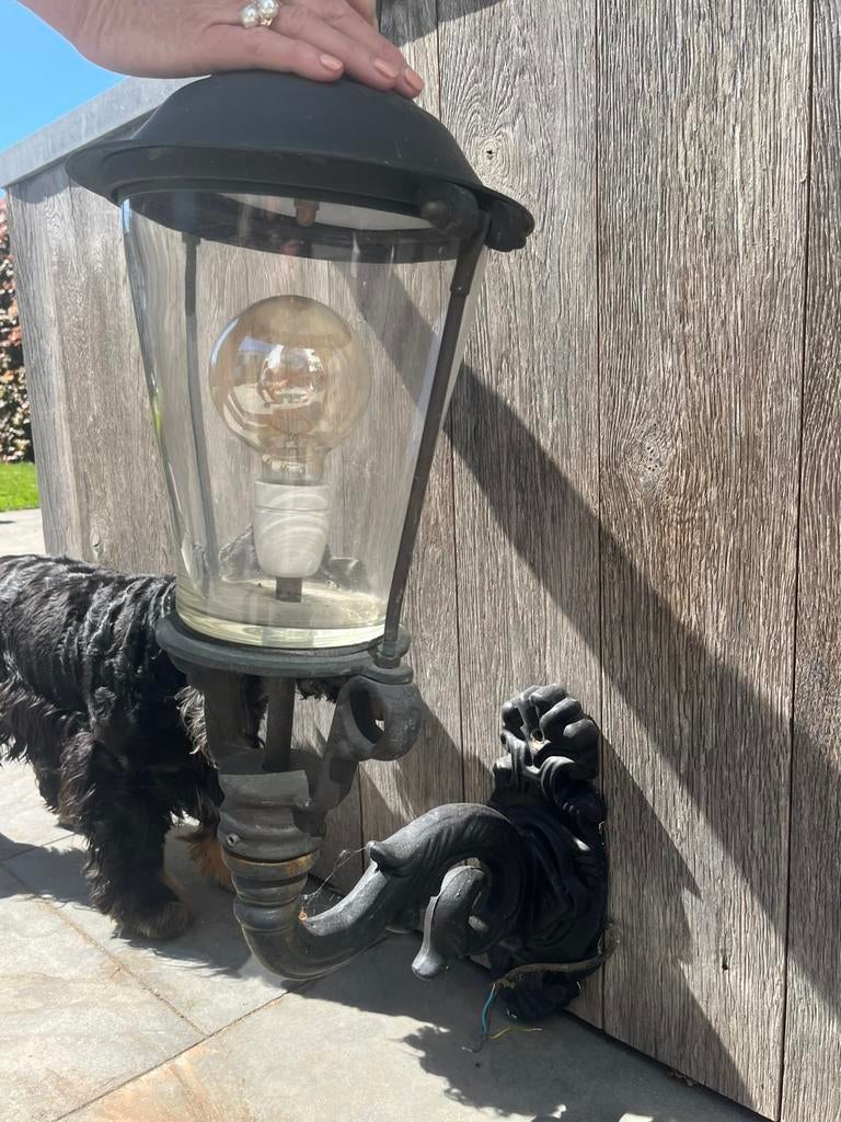 Buitenverlichting, Tuin en Terras, Ophalen, Gebruikt, Wandlamp, Netvoeding