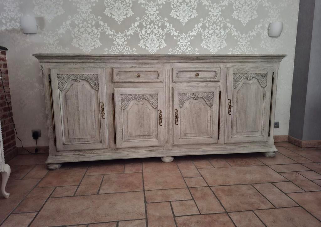 Eiken dressoir, Huis en Inrichting, Ophalen, Zo goed als nieuw, Eikenhout, 200 cm of meer