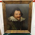 Portret Prins Filips Willem – Klassiek olieverfschilderij, Ophalen of Verzenden