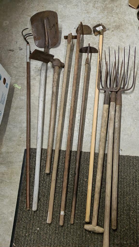 Diverse hand tuin gereedschappen vanaf 2 euro, Tuin en Terras, Ophalen, Gebruikt, Schop