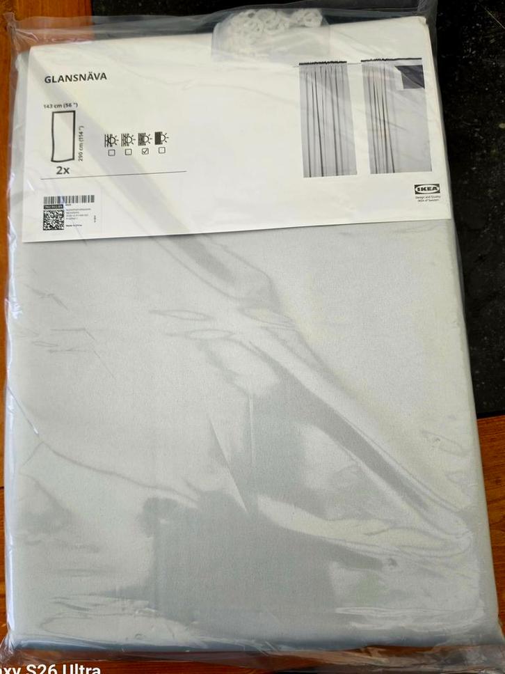 3 nouveaux rideaux ikea 2 encore dans leur emballage, Maison & Meubles, Ameublement | Rideaux & Stores à lamelles, Neuf, 200 cm ou plus