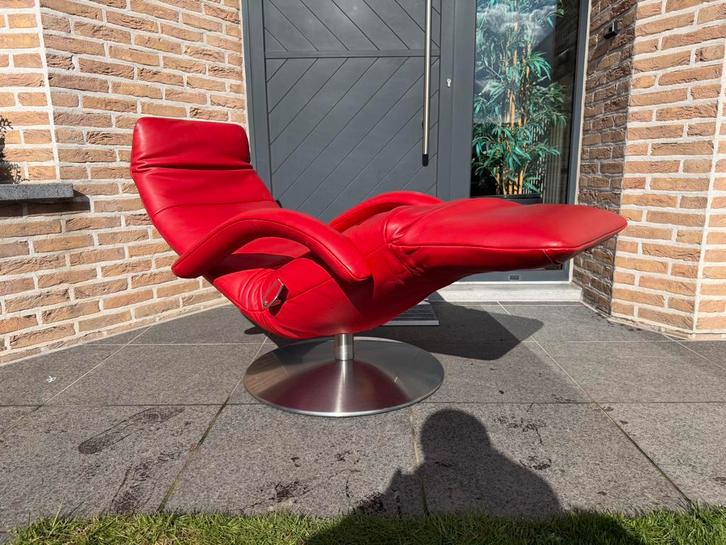 Jori Yoga relax Medi Mono-move, Konia rouge, tête ajustable, Maison & Meubles, Canapés | Repose-pieds & Poufs, Enlèvement ou Envoi