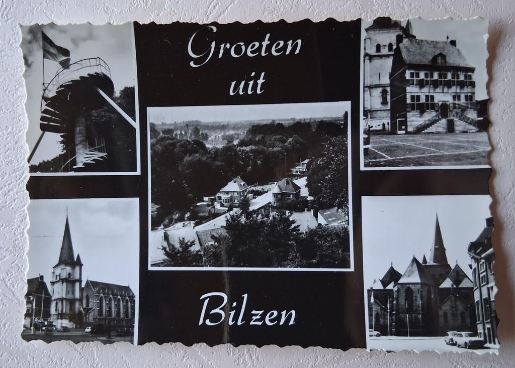 Vintage Postkaart Bilzen, Verzamelen, Ophalen of Verzenden