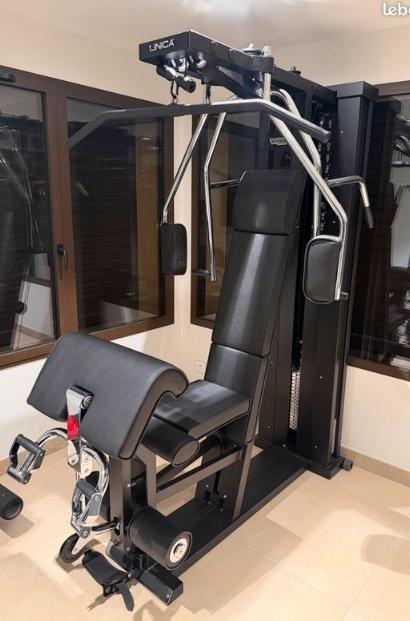 Technogym Unica Evolution en parfait état, Sports & Fitness, Appareils de fitness, Neuf, Autres types, Bras, Jambes, Pectoraux