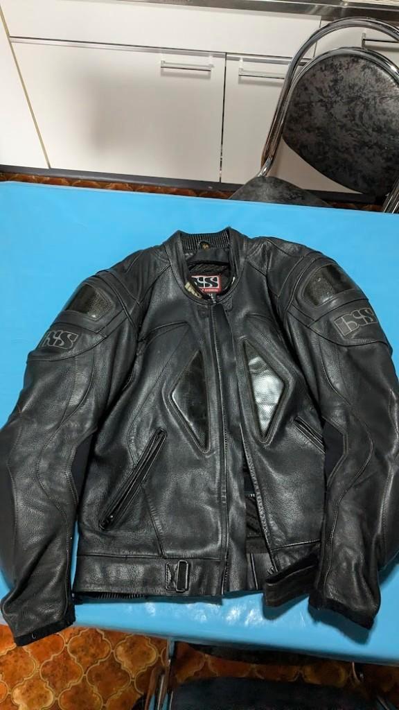 Lederen moto vest ixs, Motoren, Kleding | Motorkleding, Jas | leer, Heren, Tweedehands, Ophalen of Verzenden