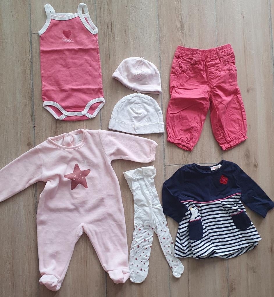 Vetements fille 1-3 mois, 59cm, Enfants & Bébés, Enlèvement ou Envoi, Fille