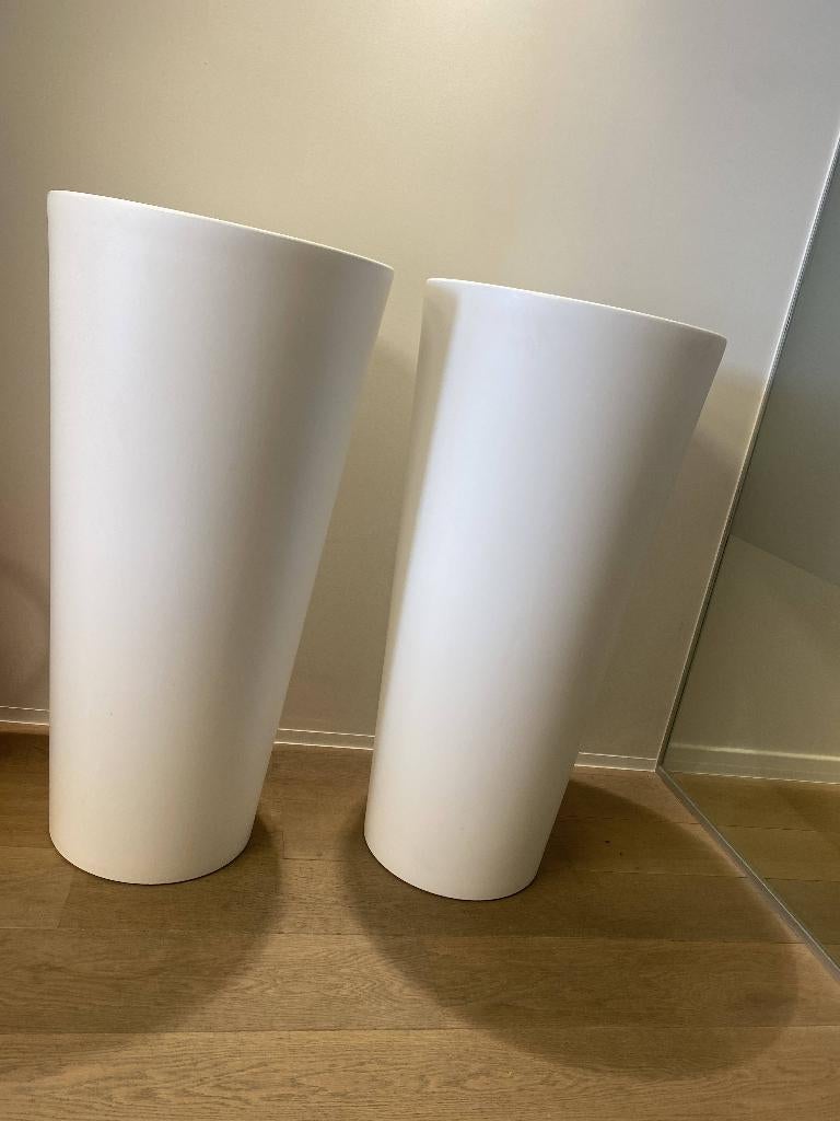 Bloempotten, Jardin & Terrasse, Pots de fleurs, Enlèvement, Comme neuf, Synthétique