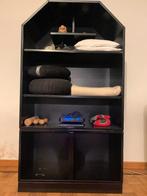 Vintage Pastoe design hoge zwarte open kast, Enlèvement, Utilisé