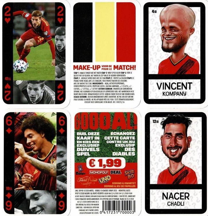 Rode Duivels Leef Mee belevingskaarten Carrefour, Verzamelen, Supermarktacties, Ophalen of Verzenden