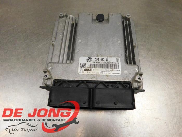 Ordinateur gestion moteur d'un Volkswagen Touareg, Autos : Pièces & Accessoires, Électronique & Câbles, Volkswagen, Utilisé, 3 mois de garantie
