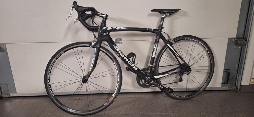 Bianchi racefiets, Ophalen, Carbon