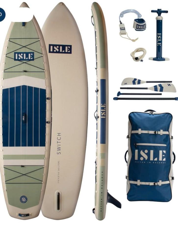 SUP: ISLE SWITCH 2, Watersport en Boten, Suppen, Zo goed als nieuw, SUP-boards, Ophalen