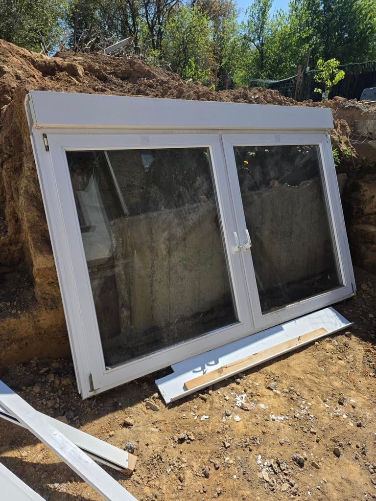 Chassis double vitrage et volet électrique + télécommande, Bricolage & Construction, Enlèvement