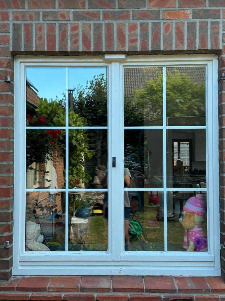 Ramen, Doe-het-zelf en Bouw, Glas en Ramen, Gebruikt, Gevelraam of Ruit, 160 cm of meer, Dubbelglas, Ophalen