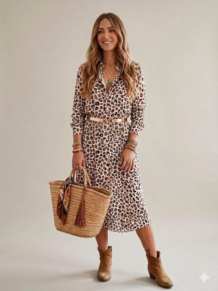 leuk lang kleed van vila, Kleding | Dames, Jurken, Zo goed als nieuw, Maat 38/40 (M), Onder de knie, Verzenden