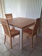 Keukentafel met 3 stoelen, Huis en Inrichting, Tafels | Eettafels, Ophalen