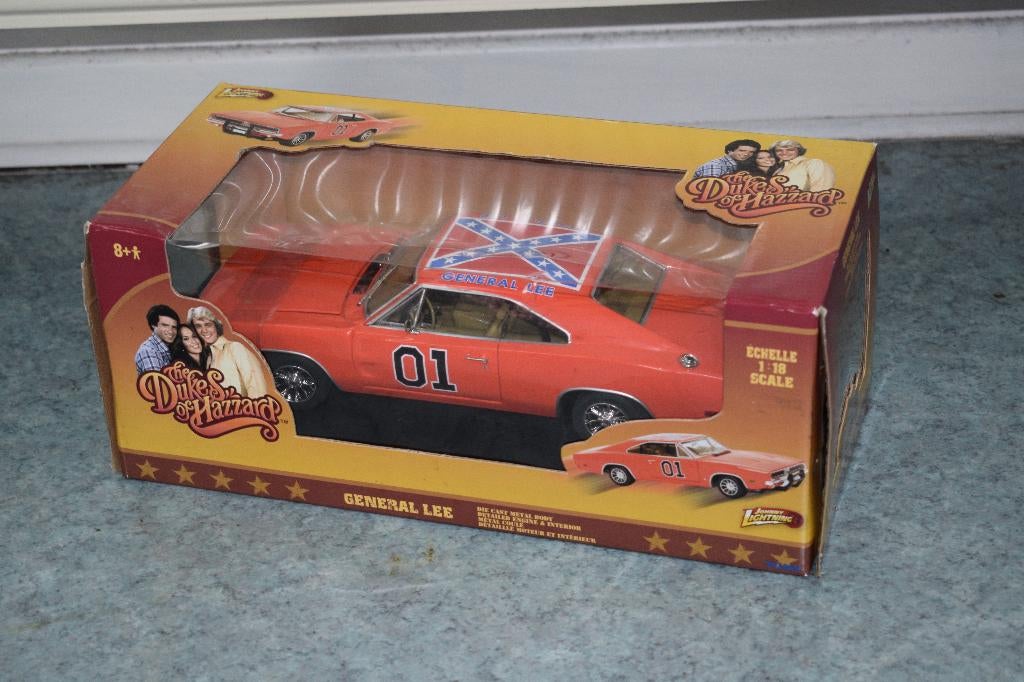 Zeldzame general Lee 1:18 Nieuwe Johnny Lightning auto, Ophalen, Nieuw